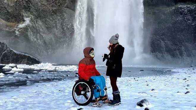Irene e Lorenzo in Islanda