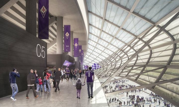 Il nuovo stadio della Fiorentina: ecco come sarà