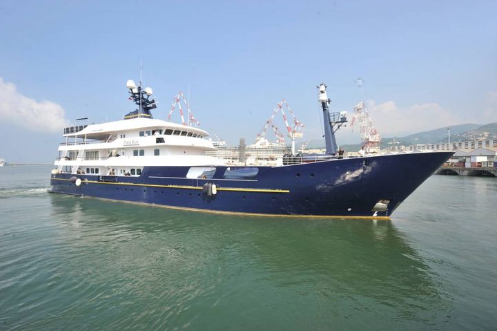 Il Force Blue, il mega yacht di Flavio 
Briatore (Ansa)