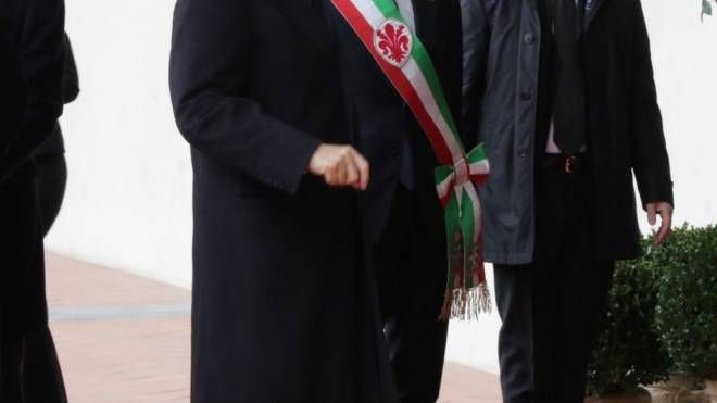 Il presidente all'Istituto degli Innocenti (New Press Photo)