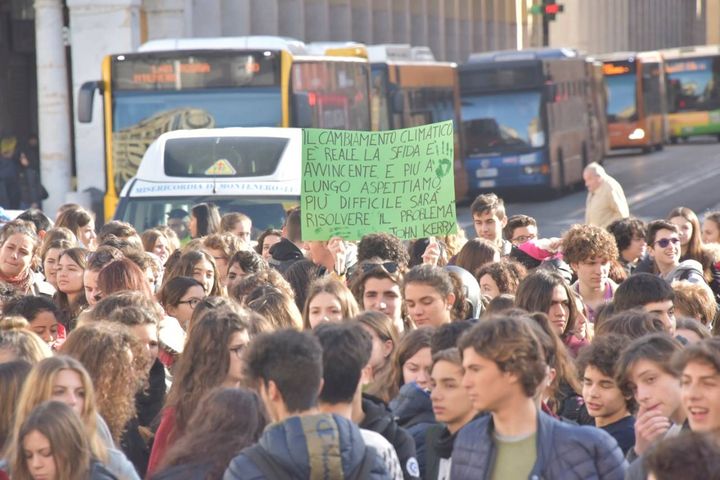La manifestazione a Livorno (Foto Novi)