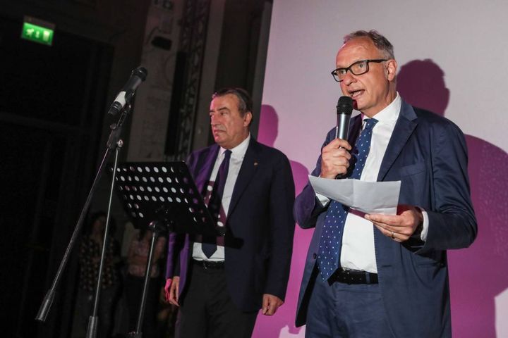 Il direttore de La Nazione, Francesco Carrassi, e il direttore di Qn Michele Brambilla (foto New Press Photo)