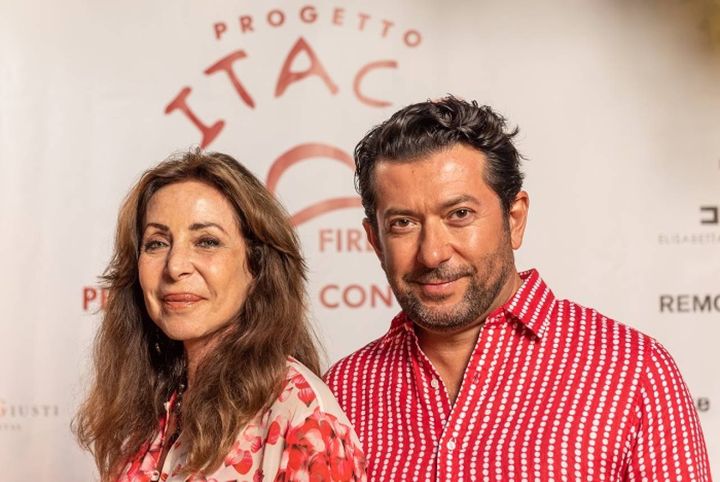 Marta Brivio Sforza con Fabio Bechelli