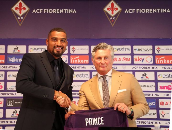 Fiorentina, la presentazione di Boateng (Fotocronache Germogli)