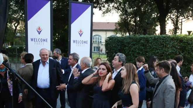 La festa della Fiorentina a Villa Vittoria (foto Germogli)