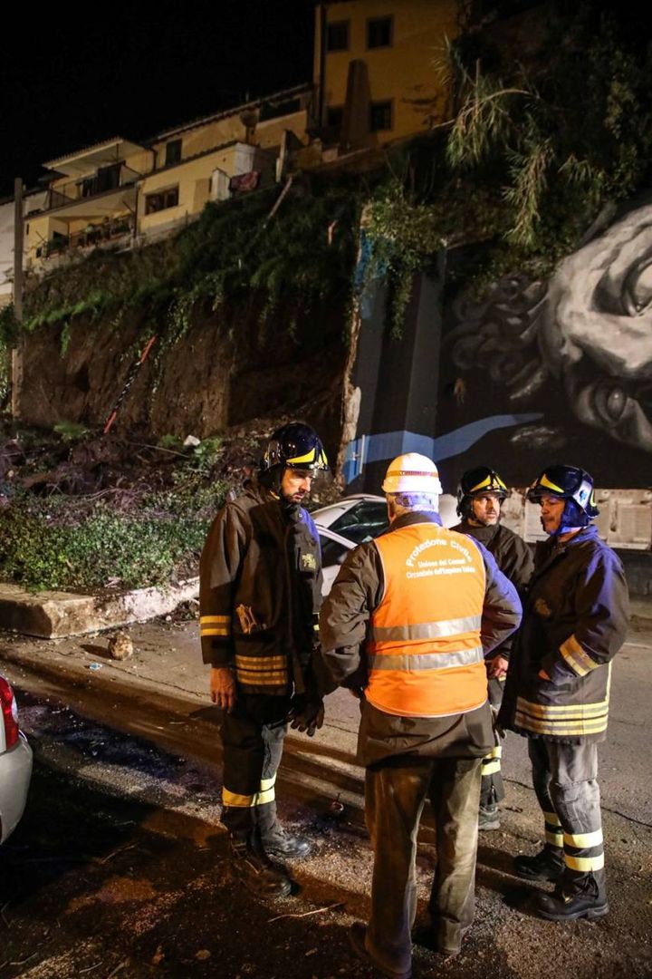 Il muro crollato a Montelupo (foto Tommaso Gasperini/Germogli)