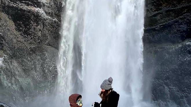 Irene e Lorenzo in Islanda
