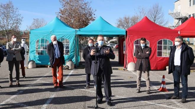 Inaugurazione del parco Covid a Sesto Fiorentino (foto Germogli)
