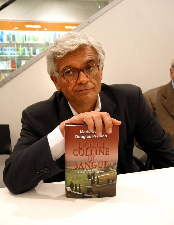Mario Spezi presenta il suo libro (foto NewPressPhoto)