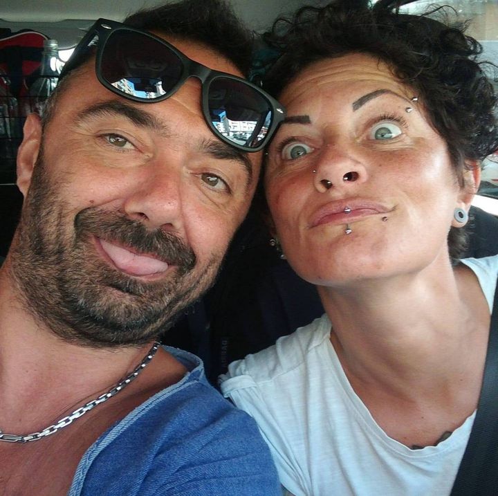 Nicola Stefanini e la compagna Silvia Manetti (Foto da Facebbok)