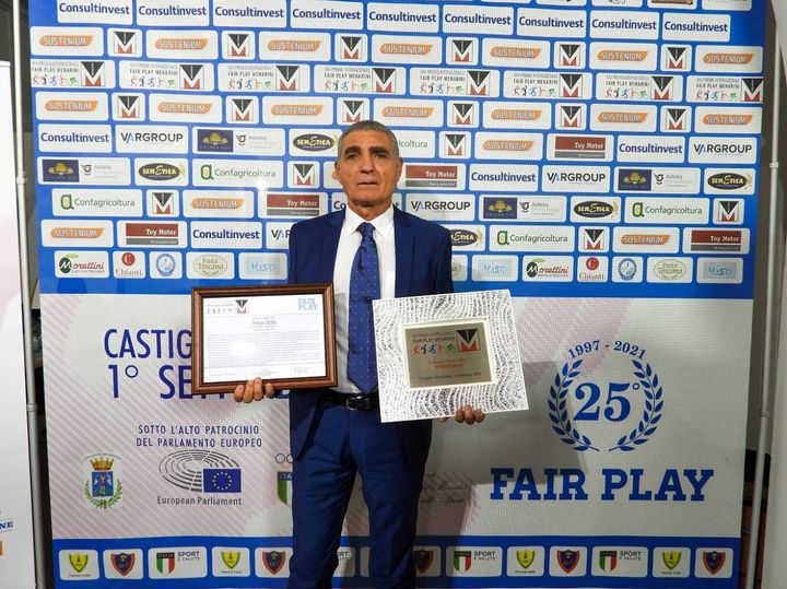 Patrizio Oliva, Premio Internazionale Fair Play Menarini
