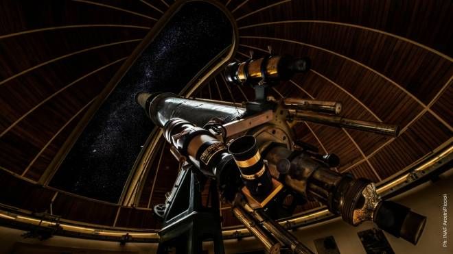 Il telescopio storico Amici custodito presso l'INAF-Osservatorio Astrofisico di Arcetri