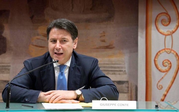 Nella foto: Giuseppe Conte, durante il convegno in memoria di Niccolò Ciatti
(ANSA/Claudio Peri)
