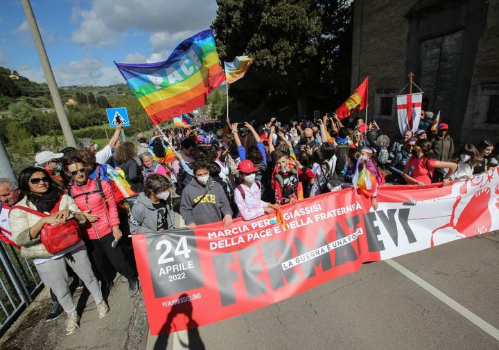 Marcia per la Pace Perugia-Assisi (Foto Crocchioni)