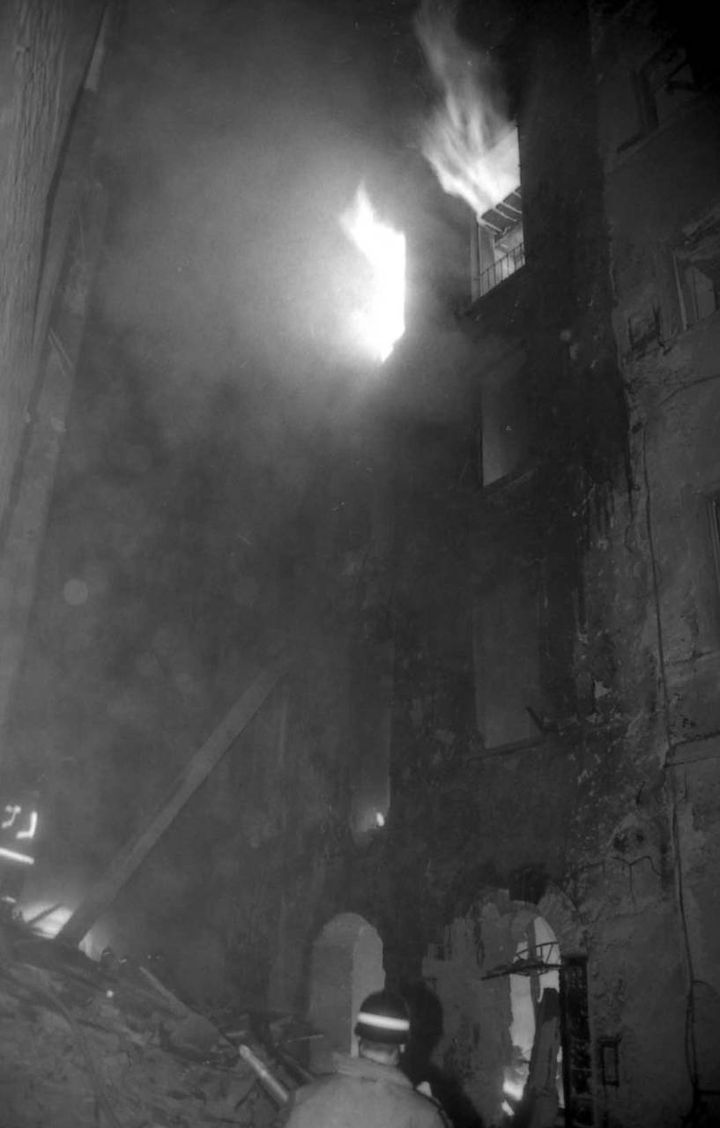 L'attentato in via dei Georgofili (Foto di archivio New Pressphoto)