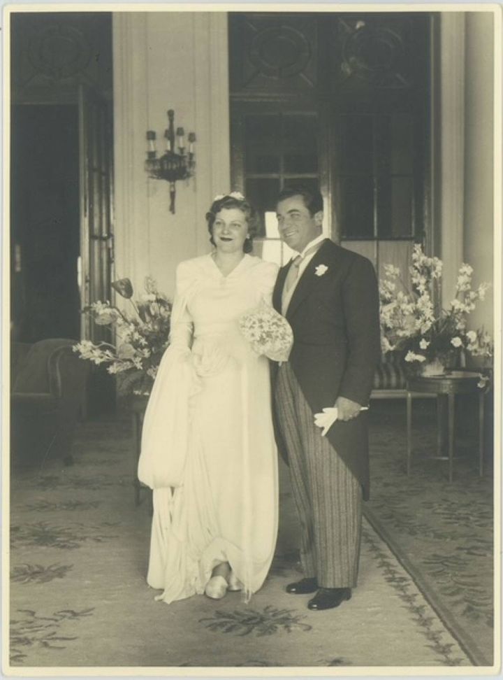 Il matrimonio di Salvatore e Wanda Ferragamo celebrato a Napoli il 9 novembre 1940