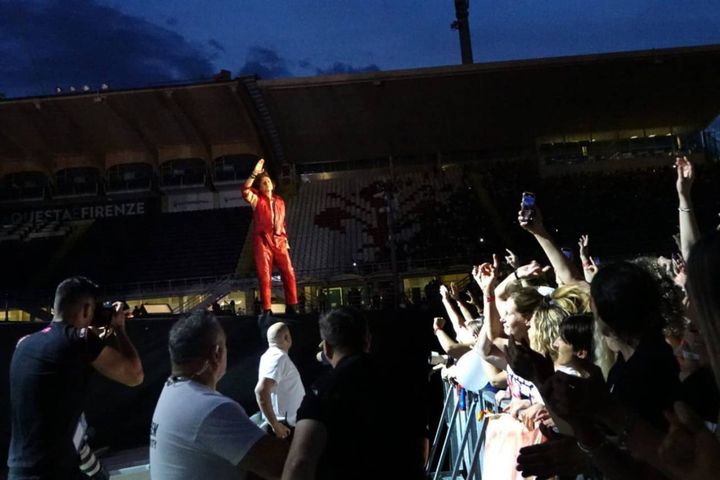 Firenze, stadio "Franchi": la notte magica di Gianna Nannini (Tania Bucci/New Press Photo)