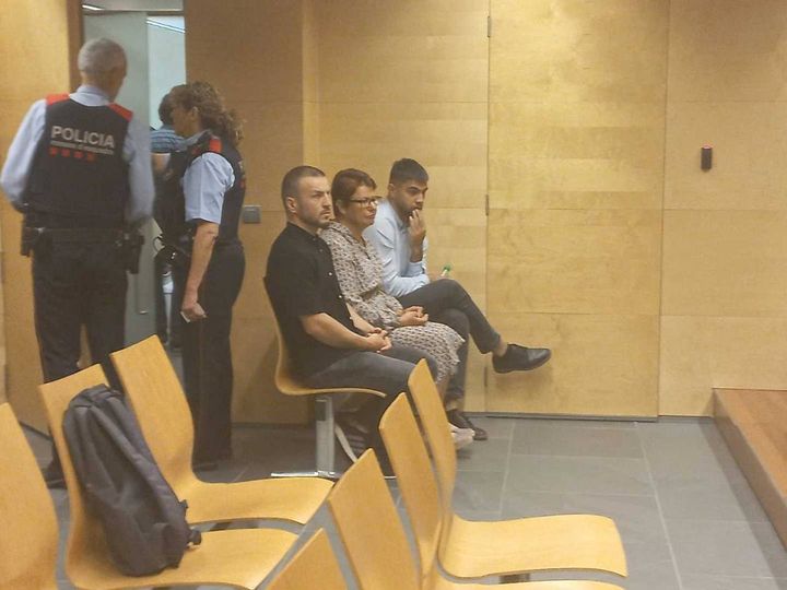 Omicidio Ciatti, seconda giornata di processo a Girona. Nella foto: Movsar Magomadov e Rassoul Bissoultanov imputati per l'omicidio di Niccolò Ciatti
