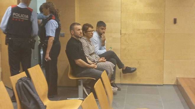 Omicidio Ciatti, seconda giornata di processo a Girona. Nella foto: Movsar Magomadov e Rassoul Bissoultanov imputati per l'omicidio di Niccolò Ciatti