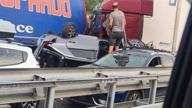 L'incidente sull'autostrada A1, tra Fabro e Chiusi