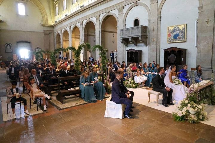 Il matrimonio tra Gaetano Castrovilli e Rachele Risaliti