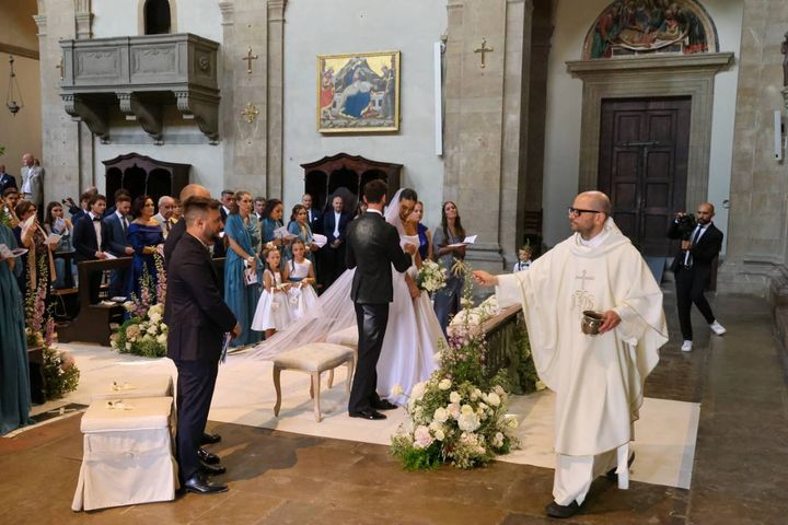 Il matrimonio tra Gaetano Castrovilli e Rachele Risaliti
