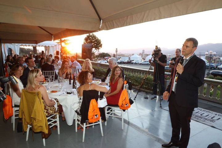 Alberto Giovanni Aleotti alla cena di gala (foto Gianluca Moggi/New Press Photo)