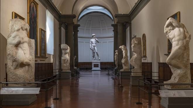 Firenze, le sale della Galleria dell'Accademia
(foto Guido Cozzi)