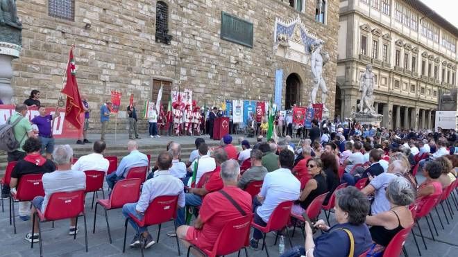 Celebrazioni per il 78esimo anniversario della Liberazione di Firenze (NewPress Photo)