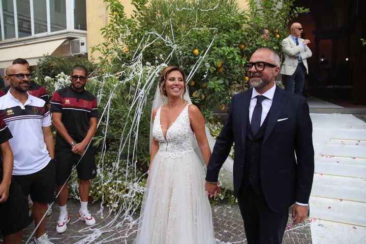 Il matrimonio del sindaco Franconi con Chiara Lelli (Luca Bongianni / Fotocronache Germogli)