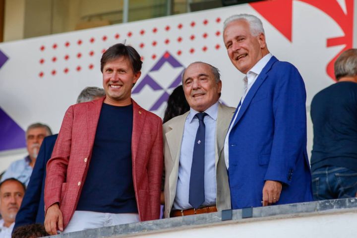 Fiorentina-Cremonese, Dario Nardella, Rocco Commisso e  Eugenio Giani (Germogli)