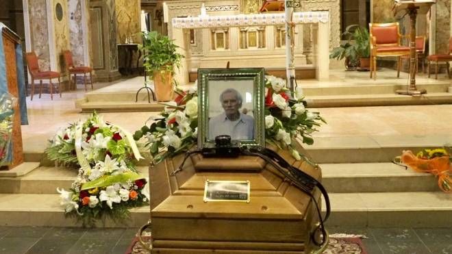 I funerali di  Mauro Frascatore a La Spezia