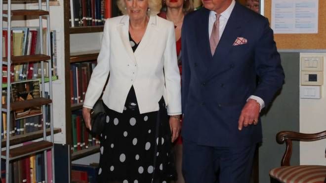 Carlo e Camilla al British Institute di Firenze per il centesimo anniversario (Foto Gianluca Moggi / New Press Photo)