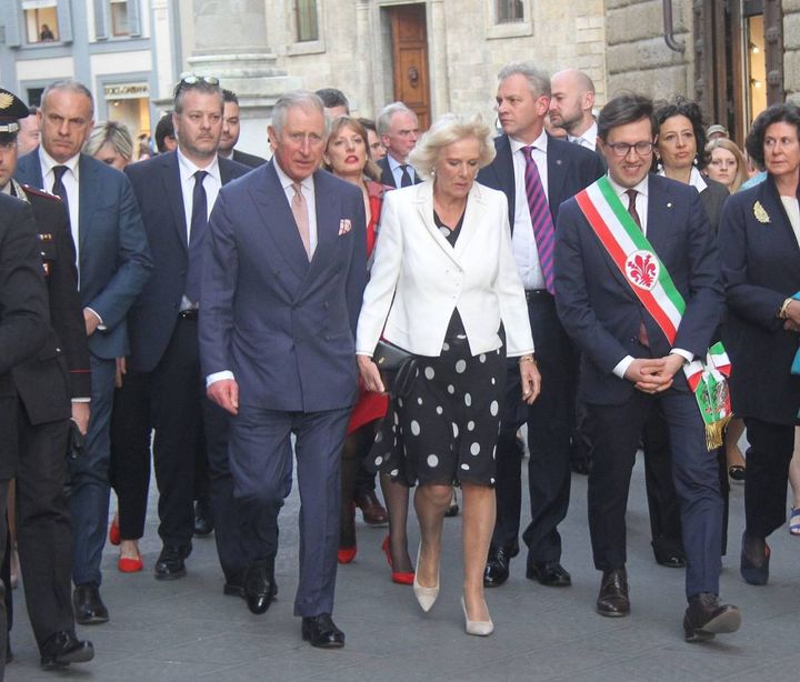 Carlo e Camilla a Firenze (Foto Umberto Visintini / New Press Photo)