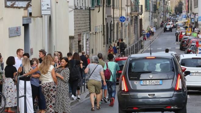 Primo giorno di scuola, a Firenze traffico in tilt (Foto New Press Photo)