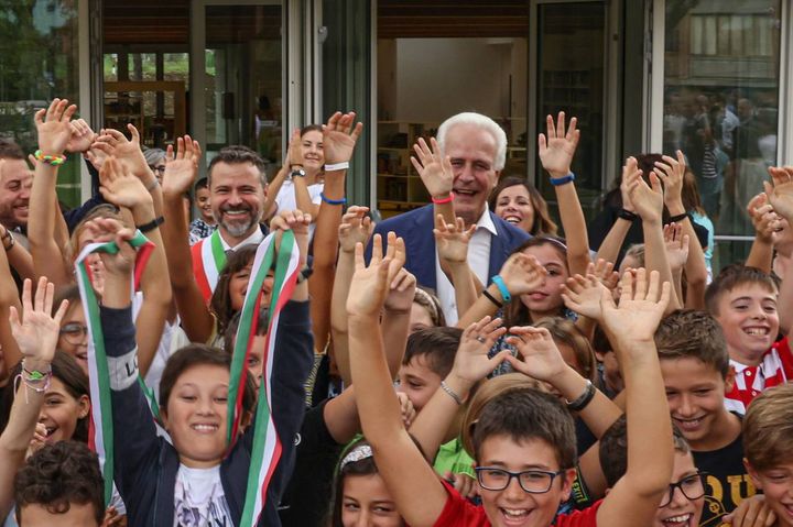 Bagno a Ripoli, Giani inaugura la nuova scuola "Anna Maria Enriques Agnoletti" (Foto Germogli)