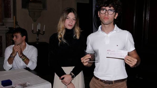 Prima edizione del Premio David Rossi: i giovani under 25 che hanno avuto il riconoscimento (Foto Lazzeroni)