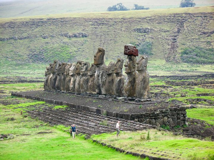 Le statue moai