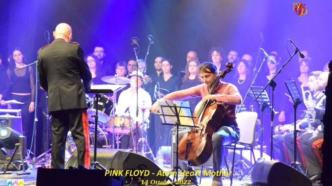 Un momento del concerto dedicato ai Pink Floyd