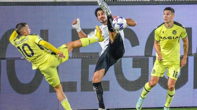 Spezia-Udinese, le foto della partita (Ansa)