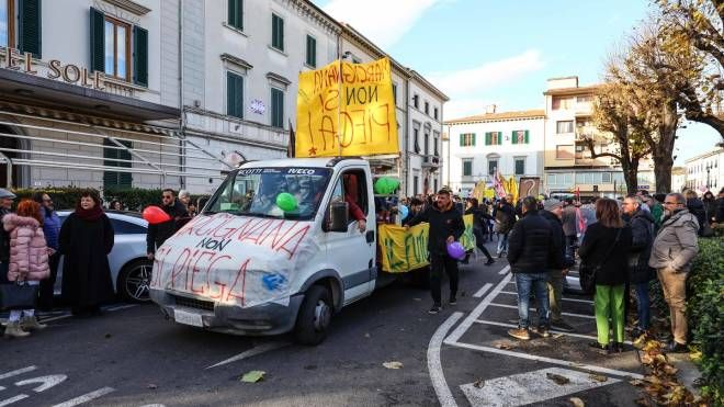 La manifestazione a Empoli (foto Tommaso Gasperini/Germogli)