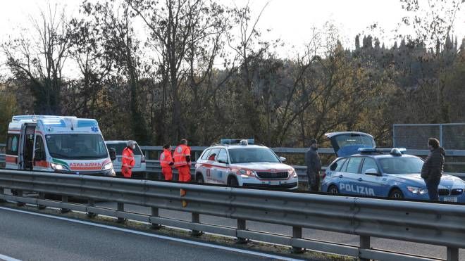Incidente Siena, contromano sull'Autopalio: un morto (Foto Di Pietro)