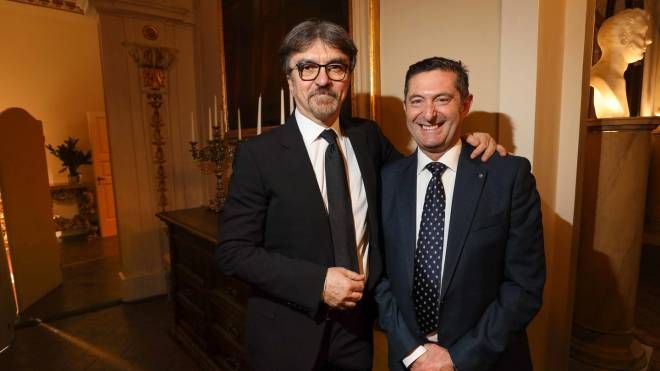 Franco Marinoni e Aldo Cursano (foto Giuseppe Cabras/New Press Photo)