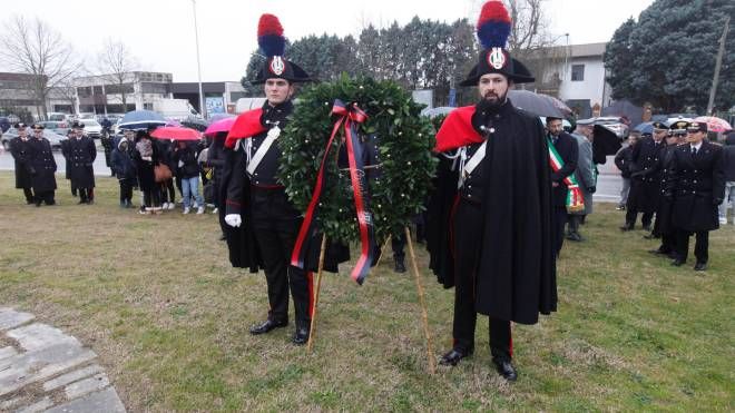 Carabinieri uccisi a Monteroni: la cerimonia di commemorazione (Foito Lazzeroni) 