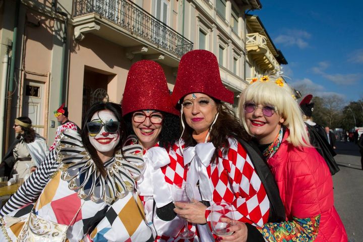Le maschere del Carnevale (Foto Umicini)
