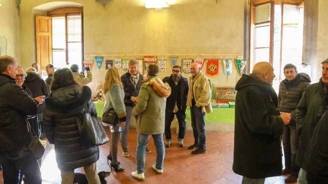 Firenze, l'inaugurazione della mostra "Tutto il calcio in una stanza" (Fotocronache Germogli)