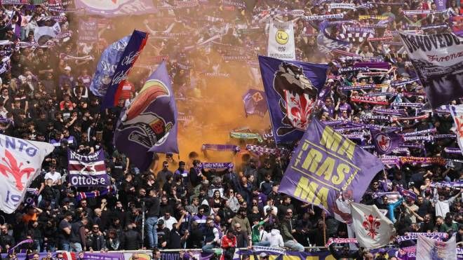 Un momento di Fiorentina-Spezia