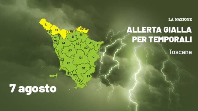Il meteo in Toscana: un 7 agosto con possibili perturbazioni