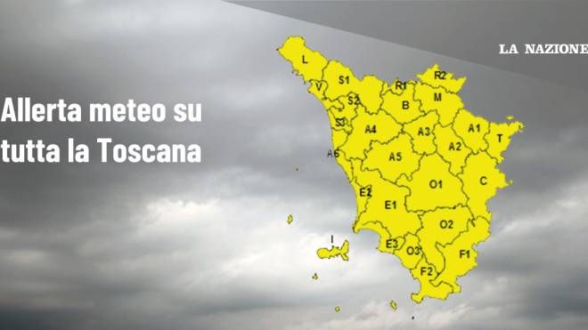 Allerta meteo in Toscana