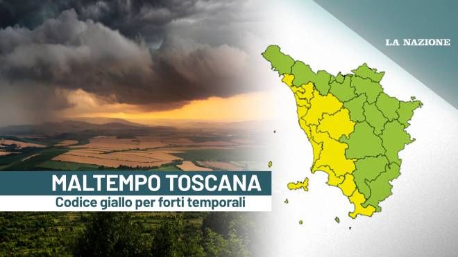 Scatta una nuova allerta gialla in Toscana